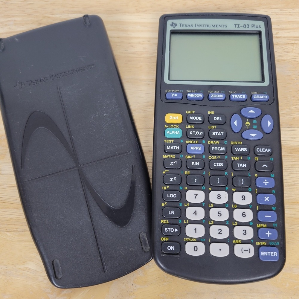 Texas Instruments TI-83 Plus Graphing‎ Calculator Tested Works Case Included
